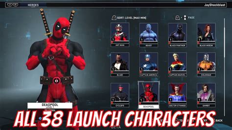 marvel heroes omega roster